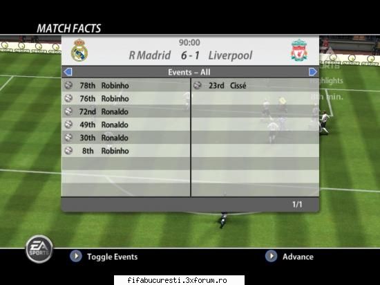 Etapa a 3 a pana pe - real - liverpool = 6-1 - SERIA B2!