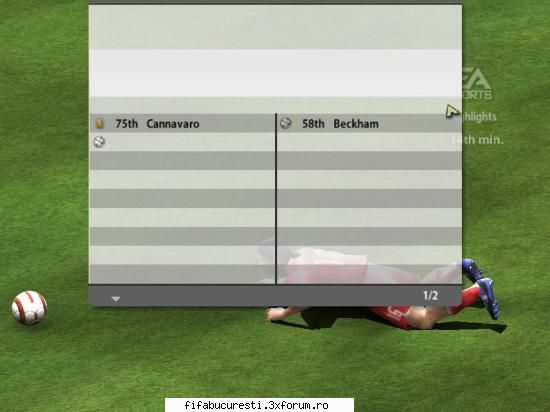 Etapa a 5 a - printscreenu cu marcatori a iesit ceva de genu' - SERIA B1!