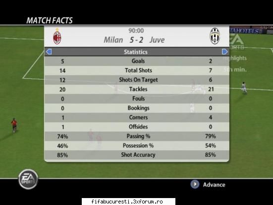 etapa a 8-a - AC Milan-Juventus 5-2 - SERIA B2!