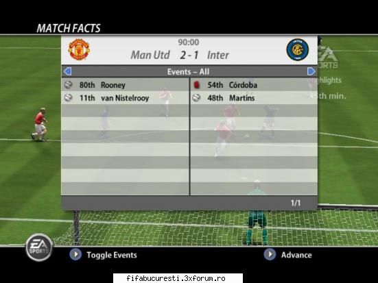 etapa a 8-a - manchester - inter 2-1 - SERIA B2!