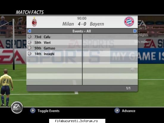 etapa a 8 a - Milan-Bayern 4-0 marcatori inzaghi cafu vieri - SERIA B1!