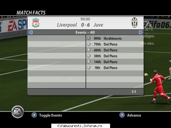 etapa a 8a - liverpool - juventus 0-6 - DIVIZIA A!