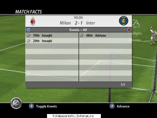 etapa a 9a - milan-inter 2-1 marcAtori inzaghi inzaghi adriano - SERIA B1!